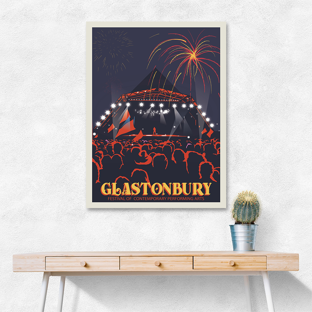 Glastonbury Festival Print