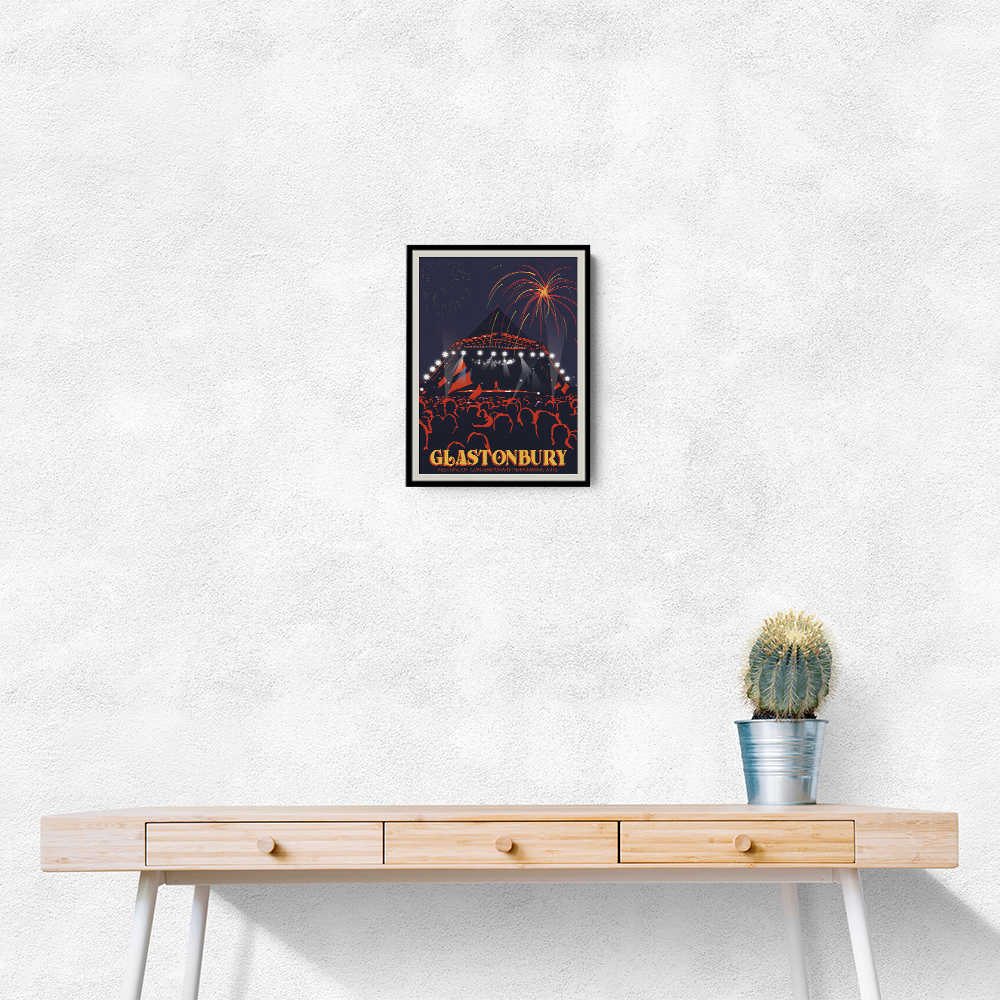 Glastonbury Festival Print