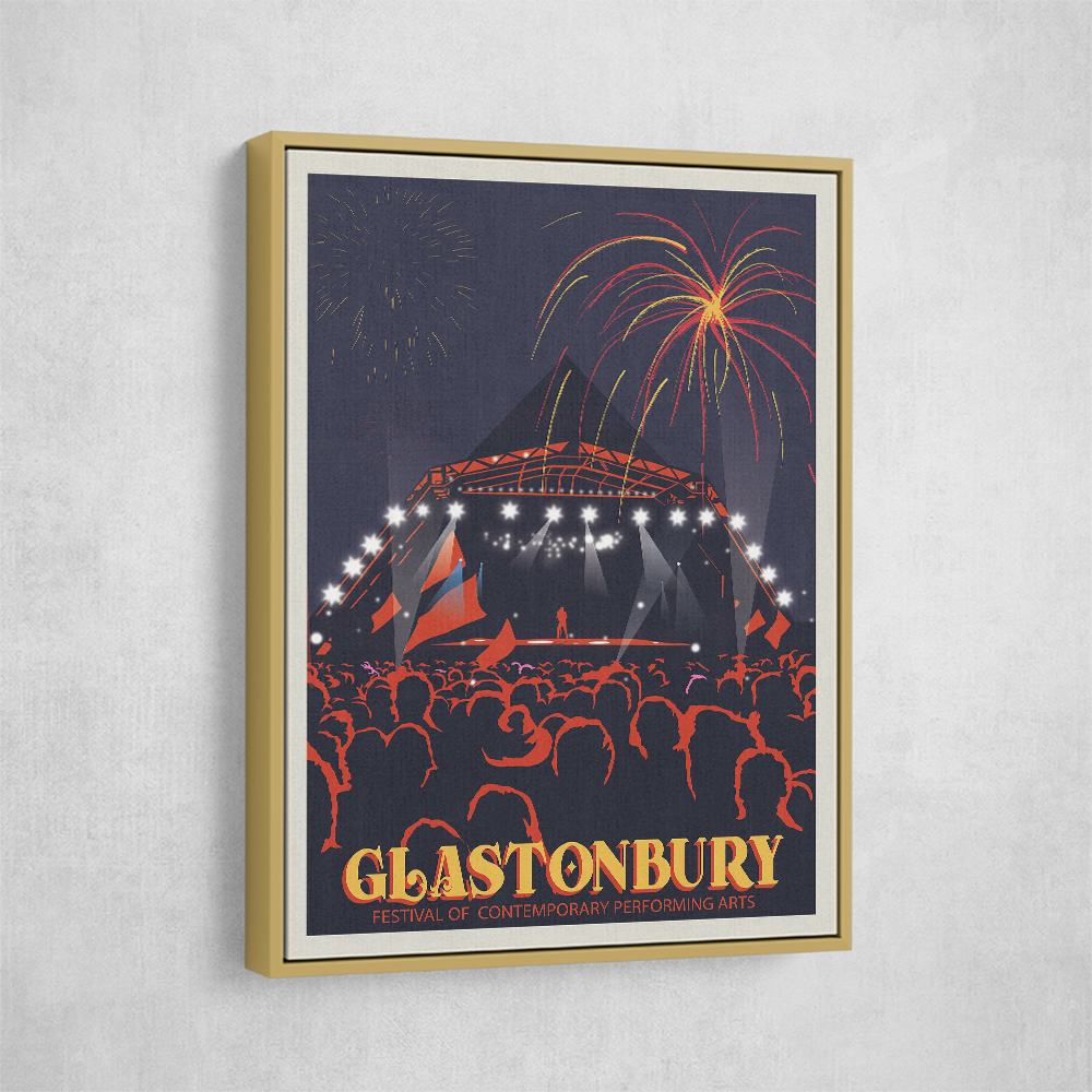 Glastonbury Festival Print