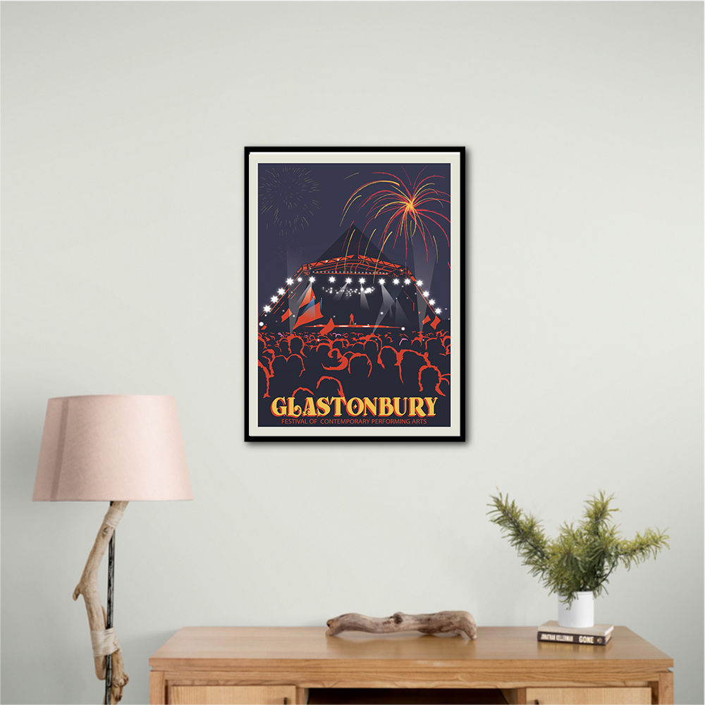 Glastonbury Festival Print