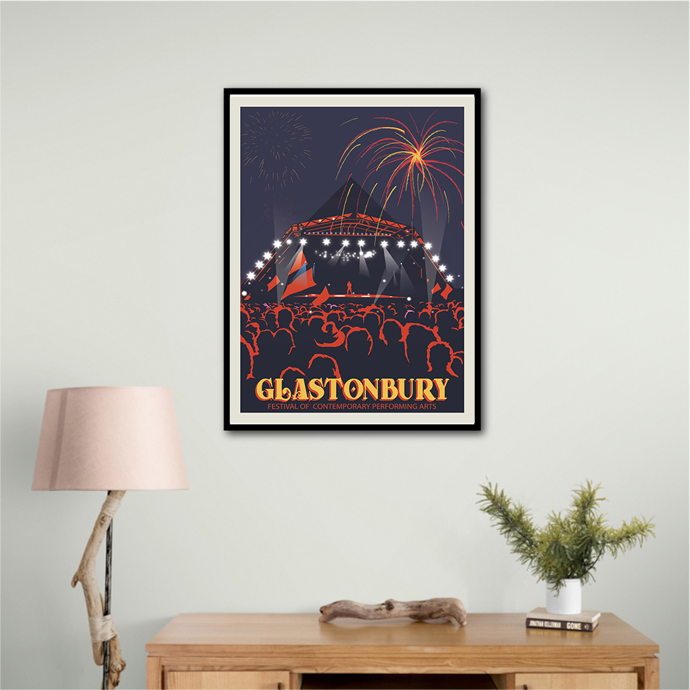 Glastonbury Festival Print