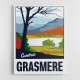 Grasmere Lake District Travel Print