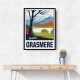 Grasmere Lake District Travel Print