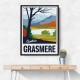 Grasmere Lake District Travel Print