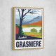 Grasmere Lake District Travel Print