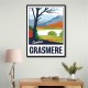 Grasmere Lake District Travel Print