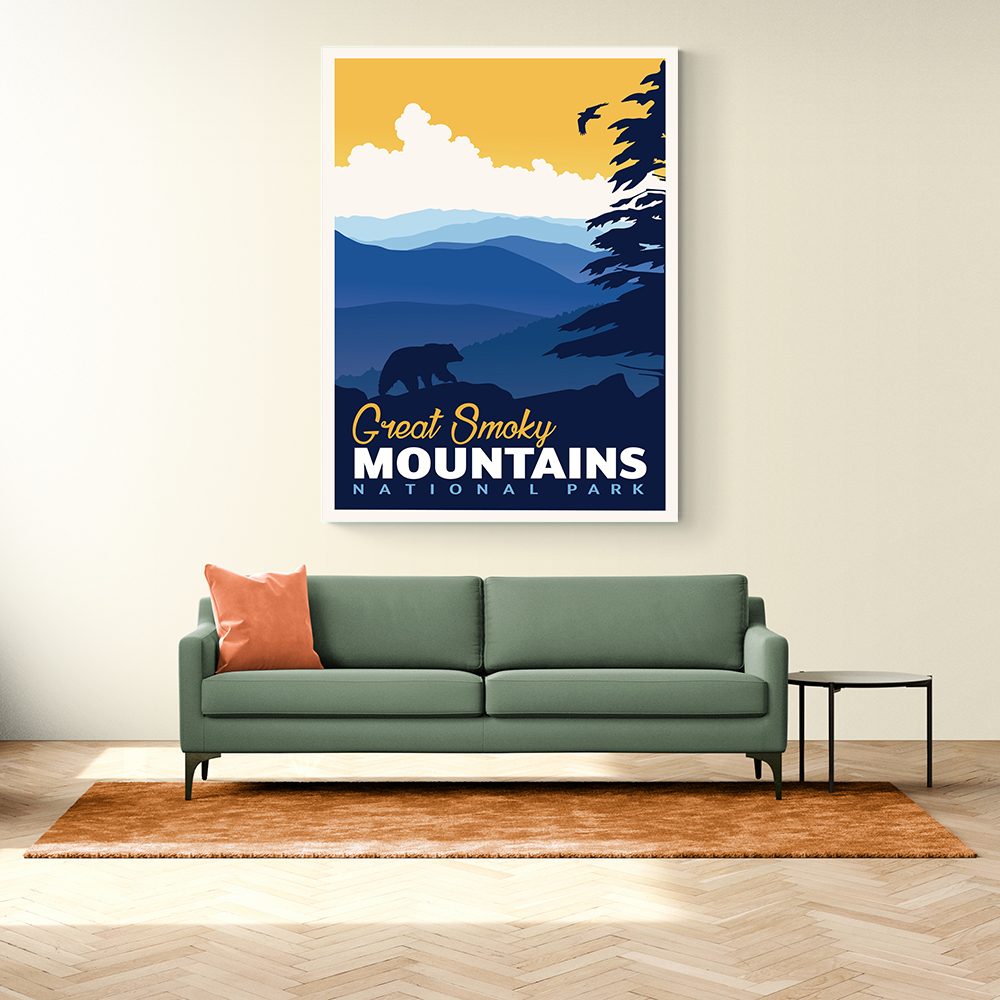 Great Smoky National Park Travel Print