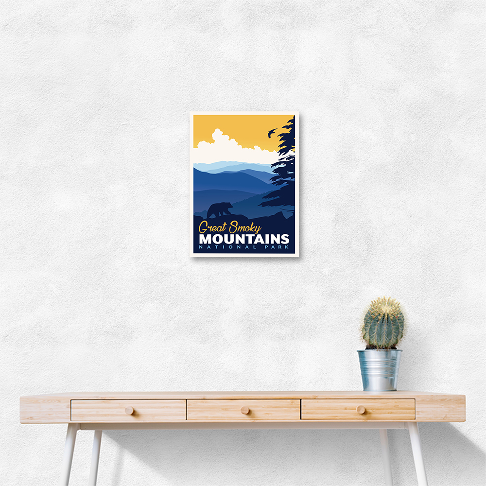 Great Smoky National Park Travel Print