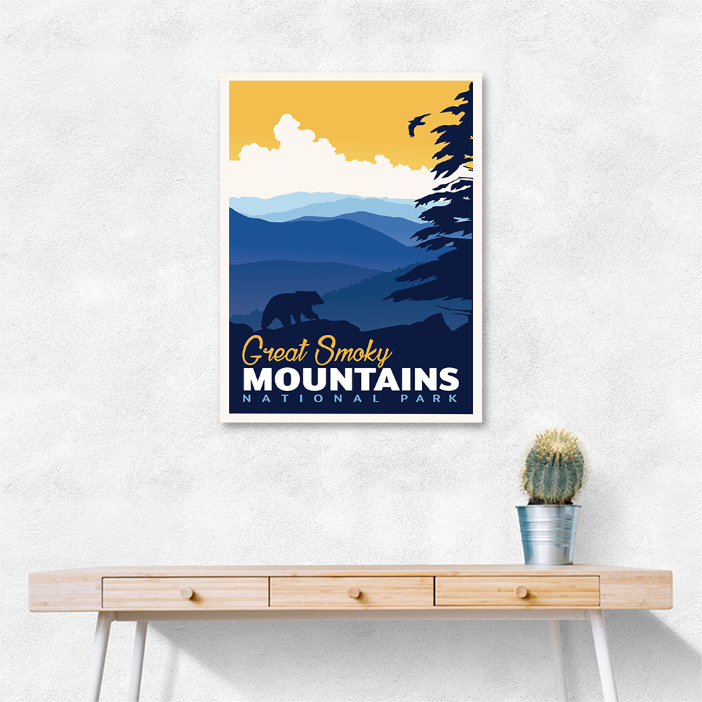 Great Smoky National Park Travel Print