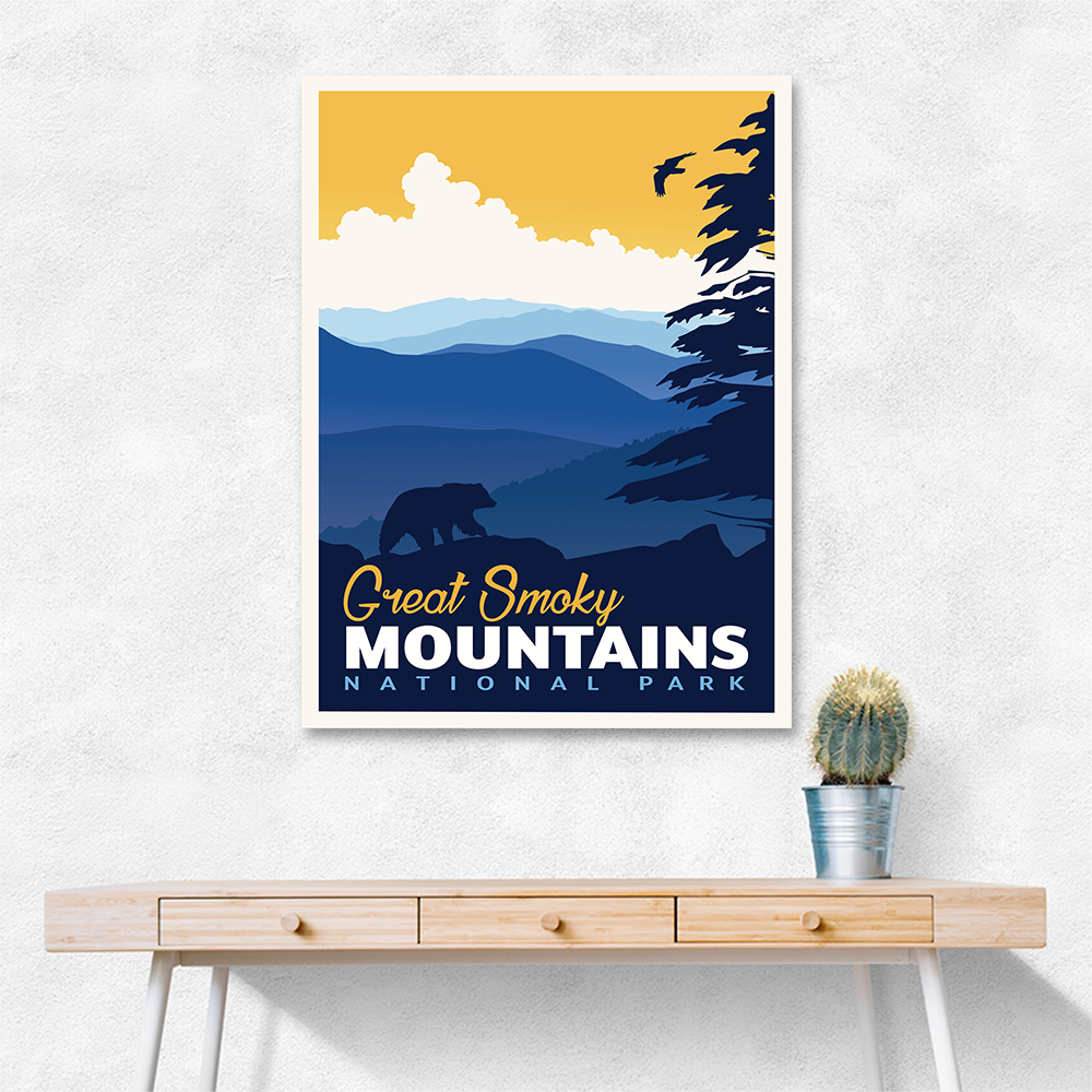 Great Smoky National Park Travel Print