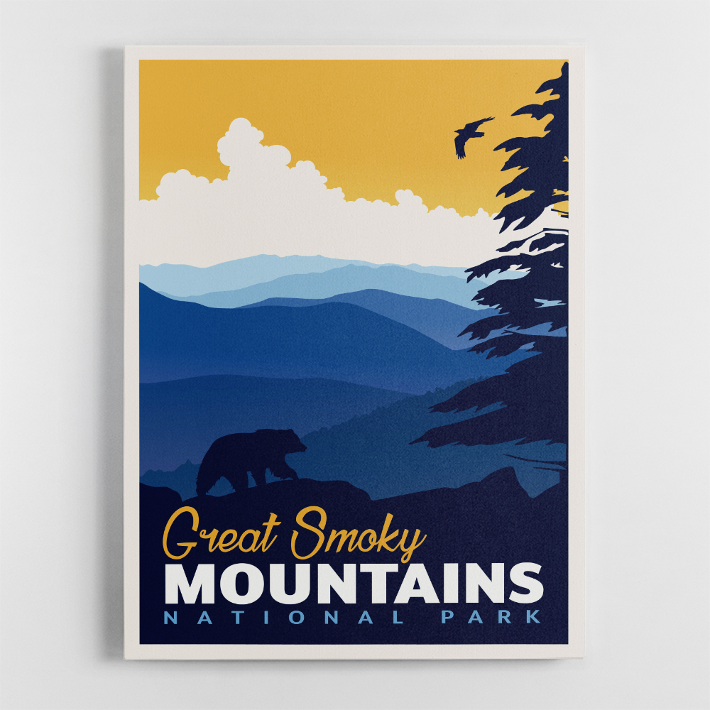 Great Smoky National Park Travel Print