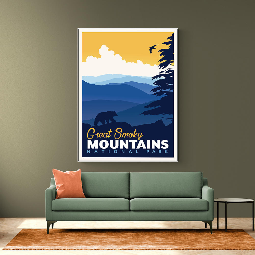 Great Smoky National Park Travel Print