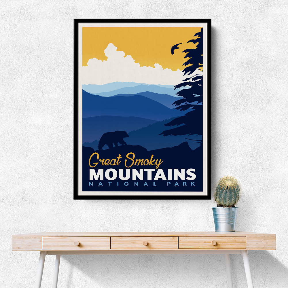 Great Smoky National Park Travel Print