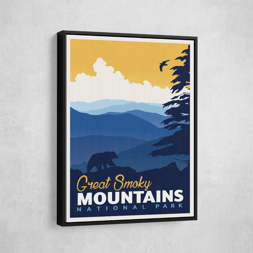 Great Smoky National Park Travel Print