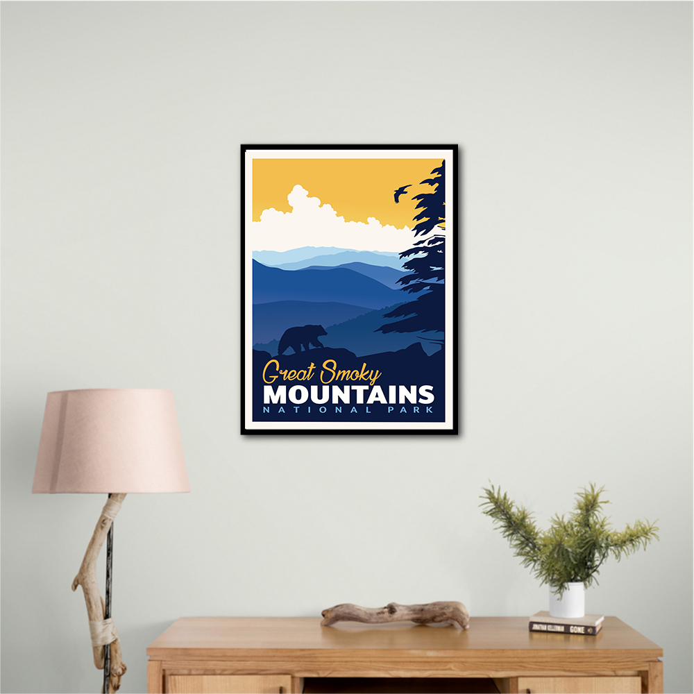 Great Smoky National Park Travel Print