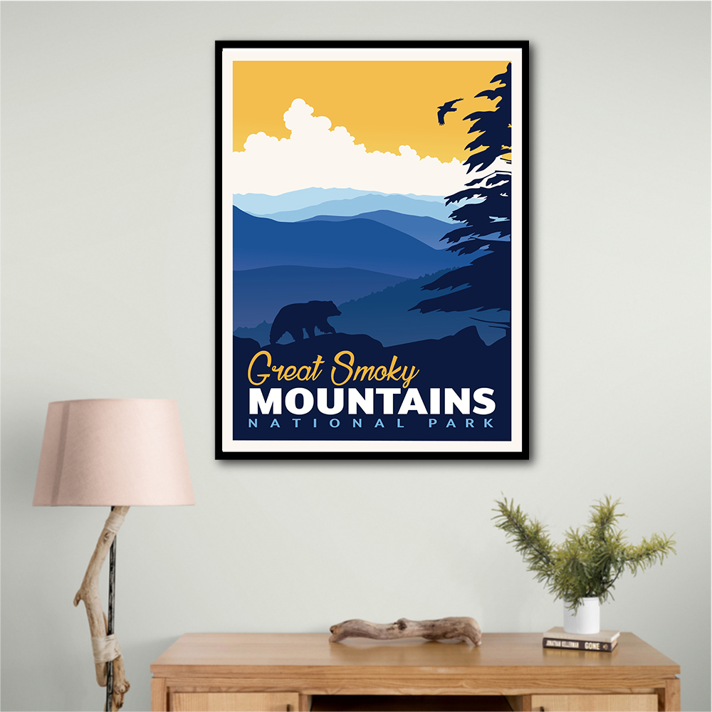 Great Smoky National Park Travel Print