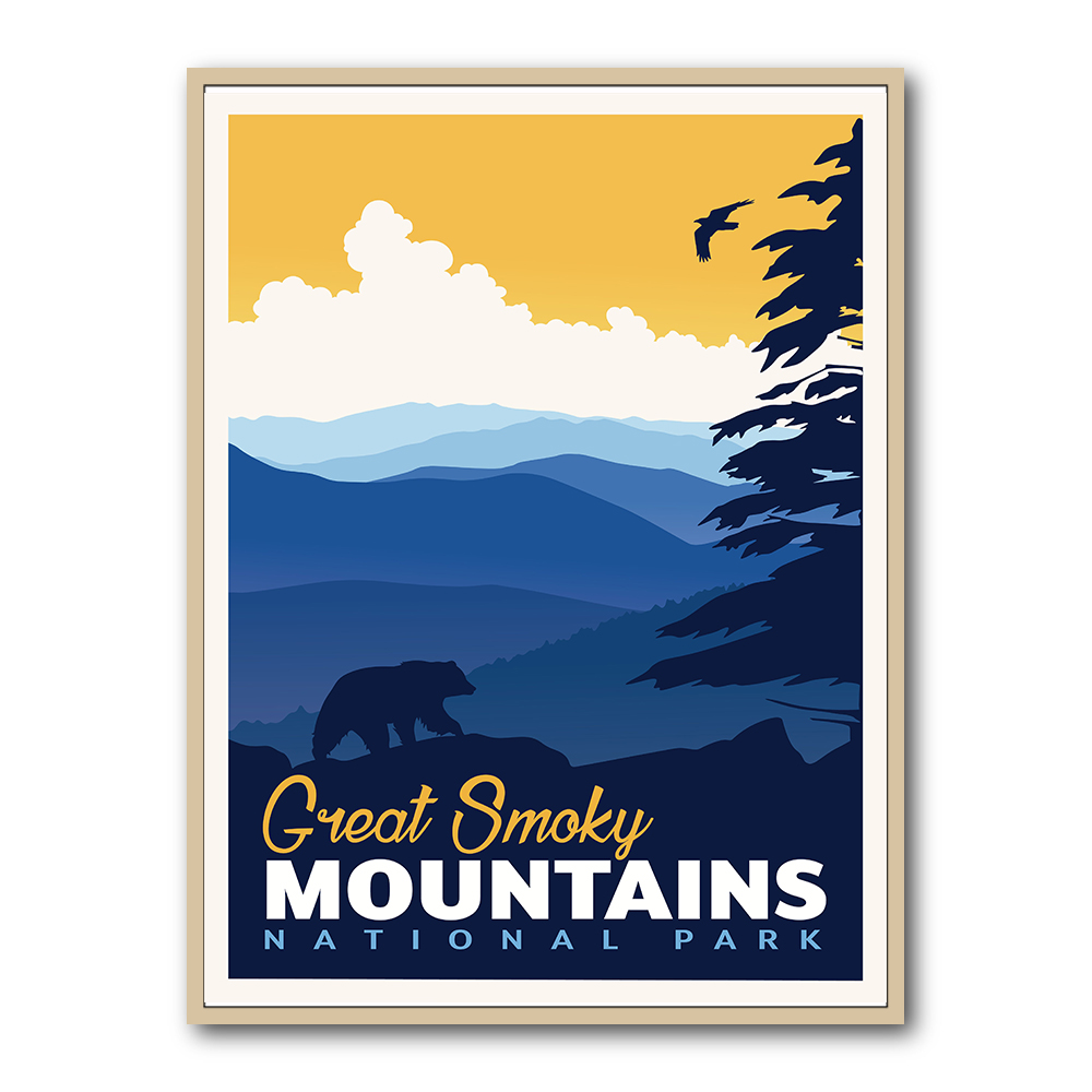 Great Smoky National Park Travel Print