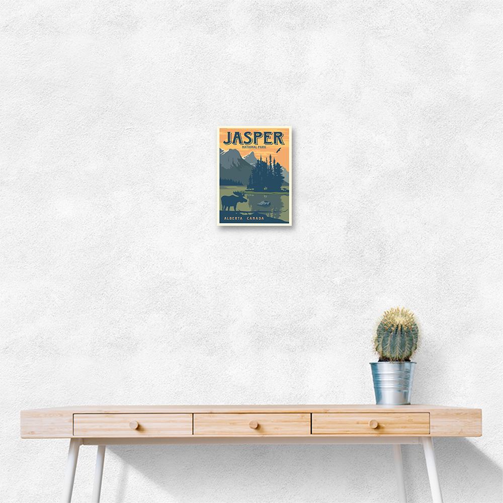 Jasper National Park Travel Print