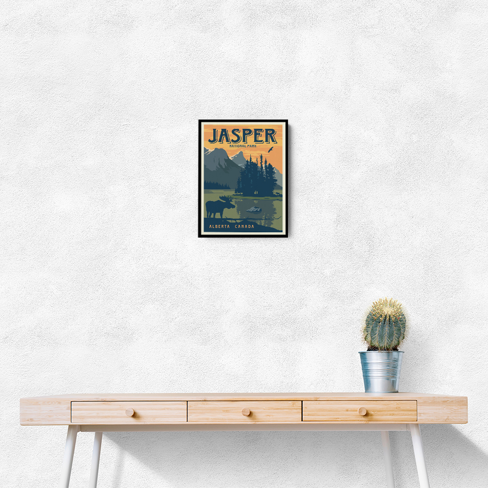 Jasper National Park Travel Print