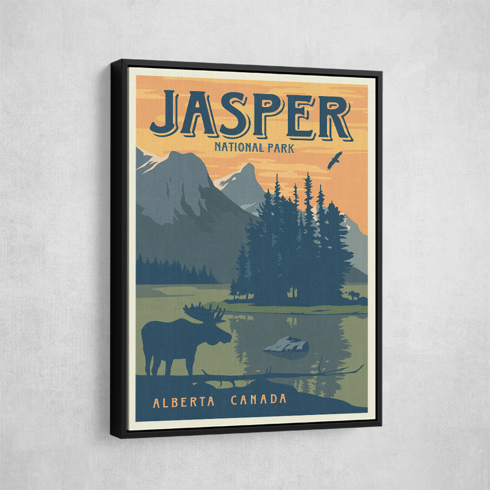 Jasper National Park Travel Print