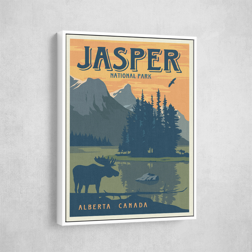 Jasper National Park Travel Print