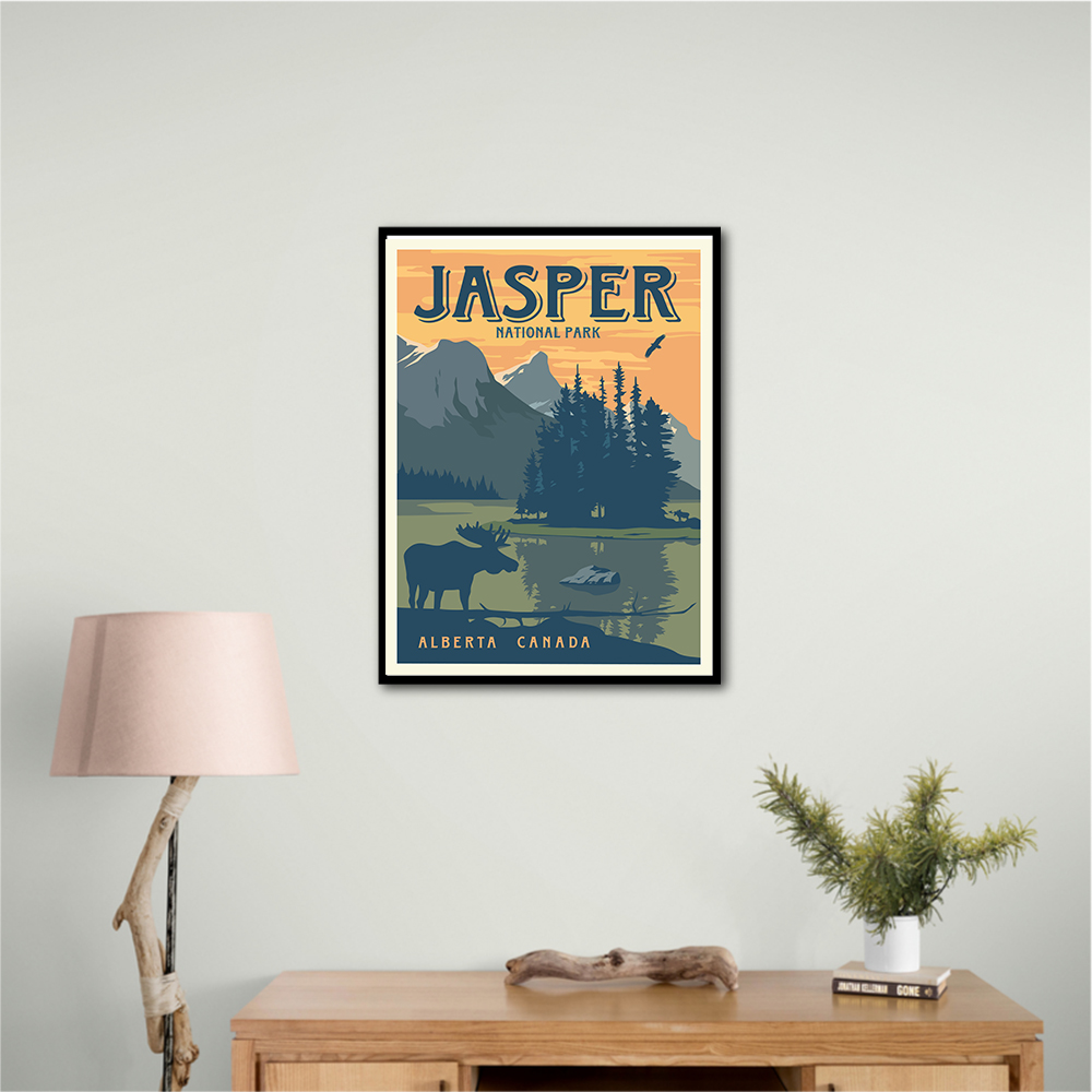 Jasper National Park Travel Print