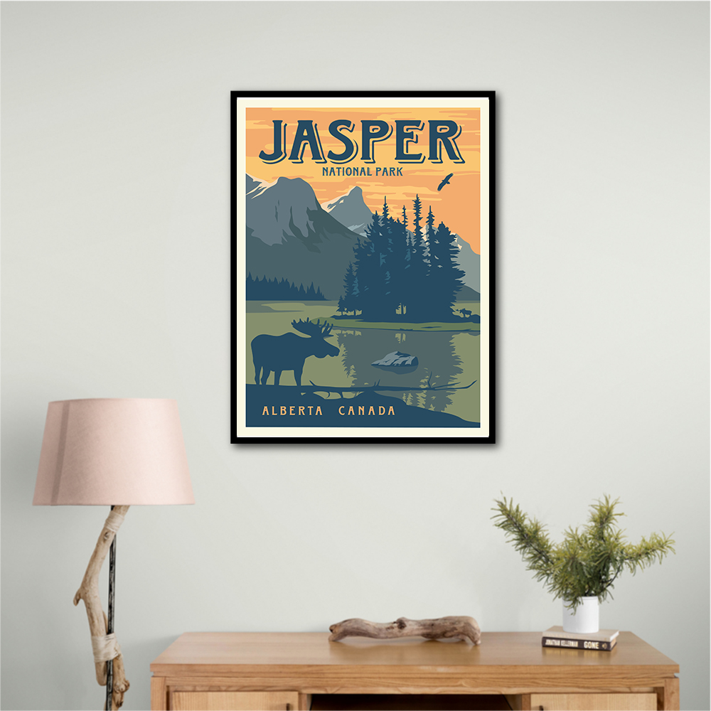 Jasper National Park Travel Print