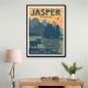 Jasper National Park Travel Print