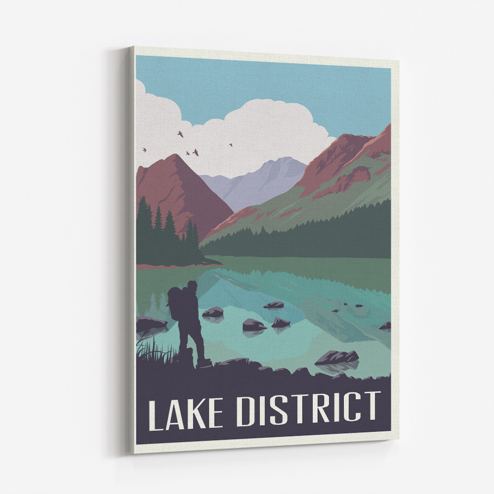 Lake District Travel Print