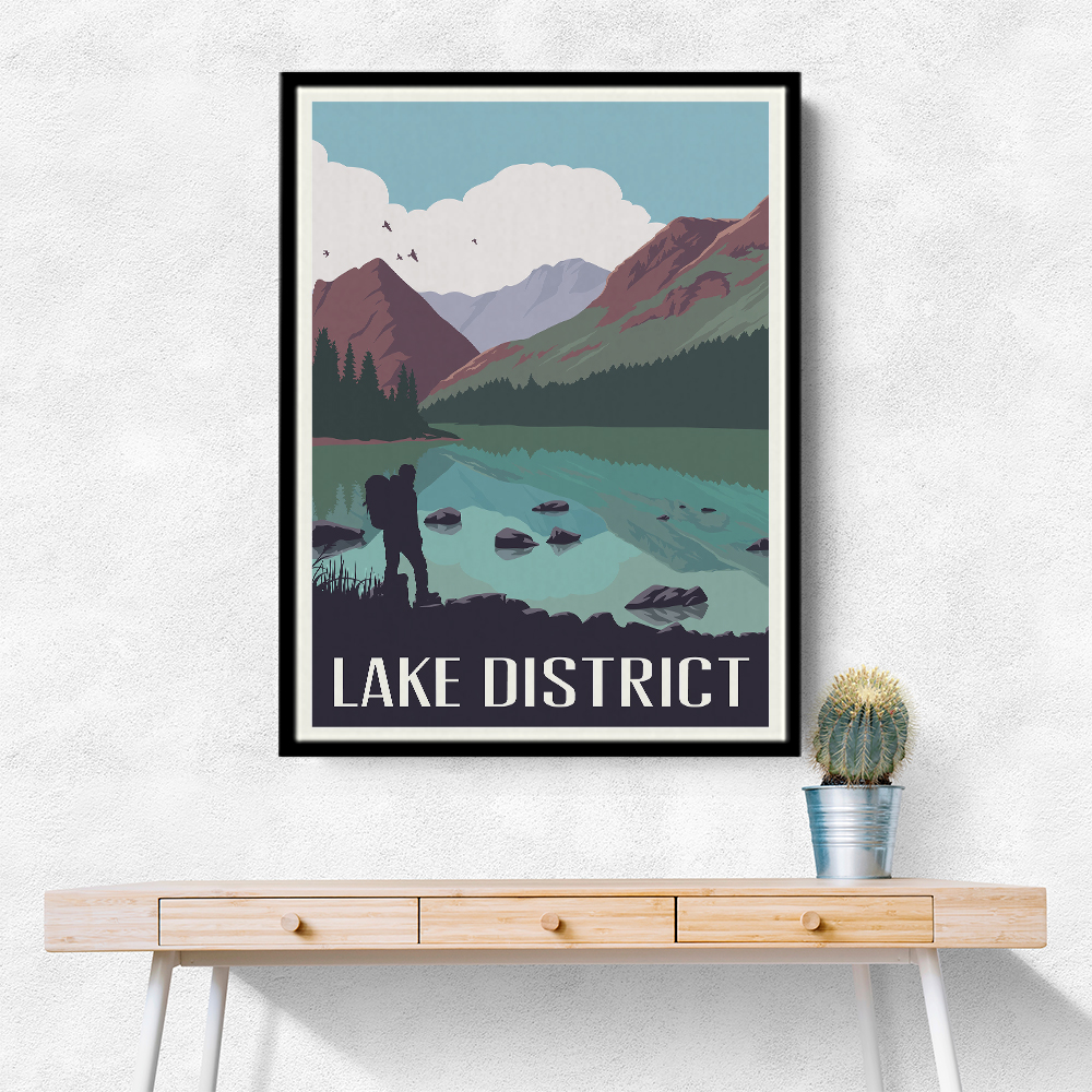 Lake District Travel Print