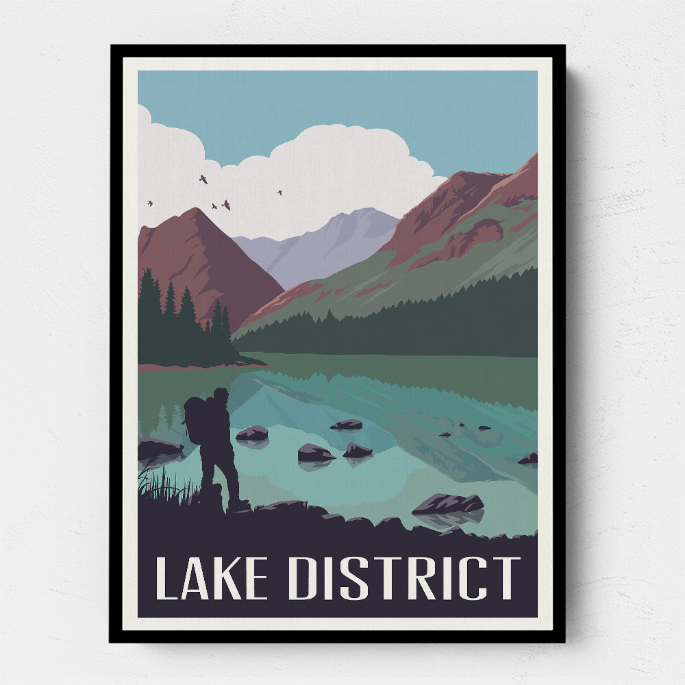 Lake District Travel Print