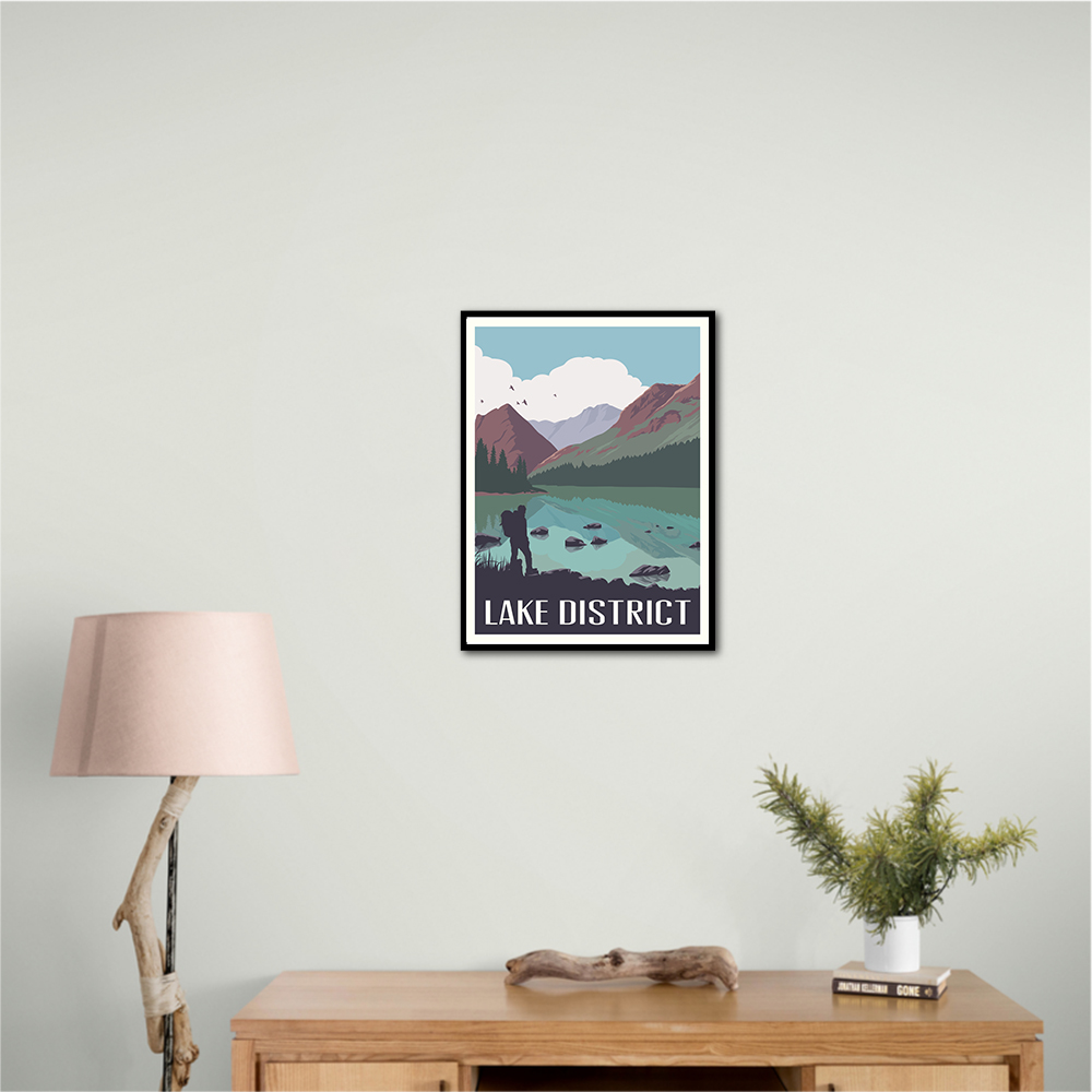 Lake District Travel Print