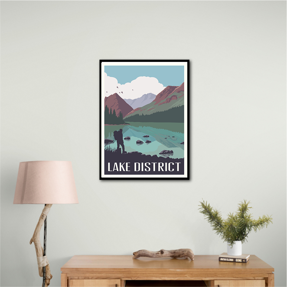 Lake District Travel Print