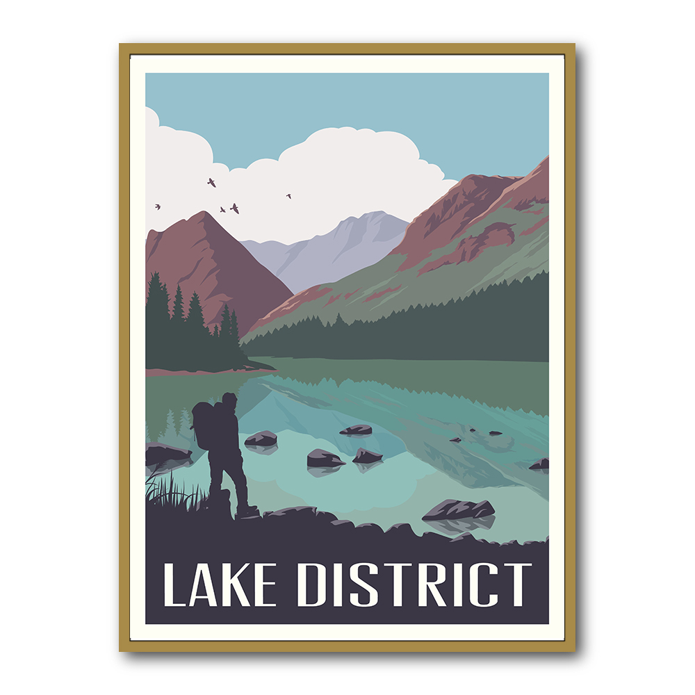 Lake District Travel Print