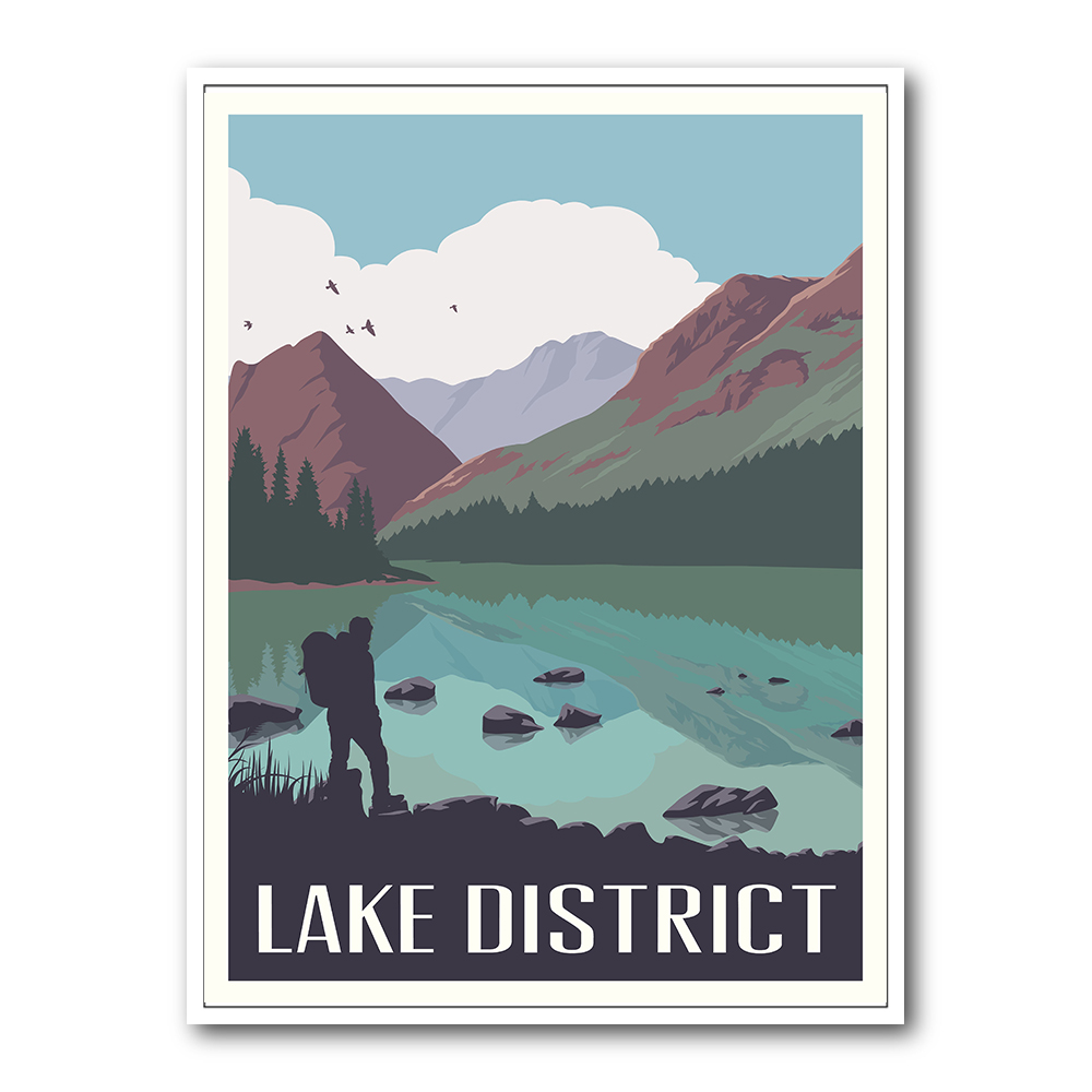 Lake District Travel Print