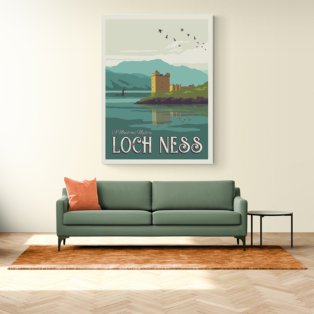 Loch Ness Travel Print