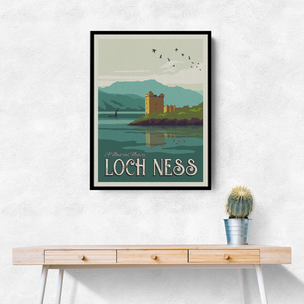 Loch Ness Travel Print