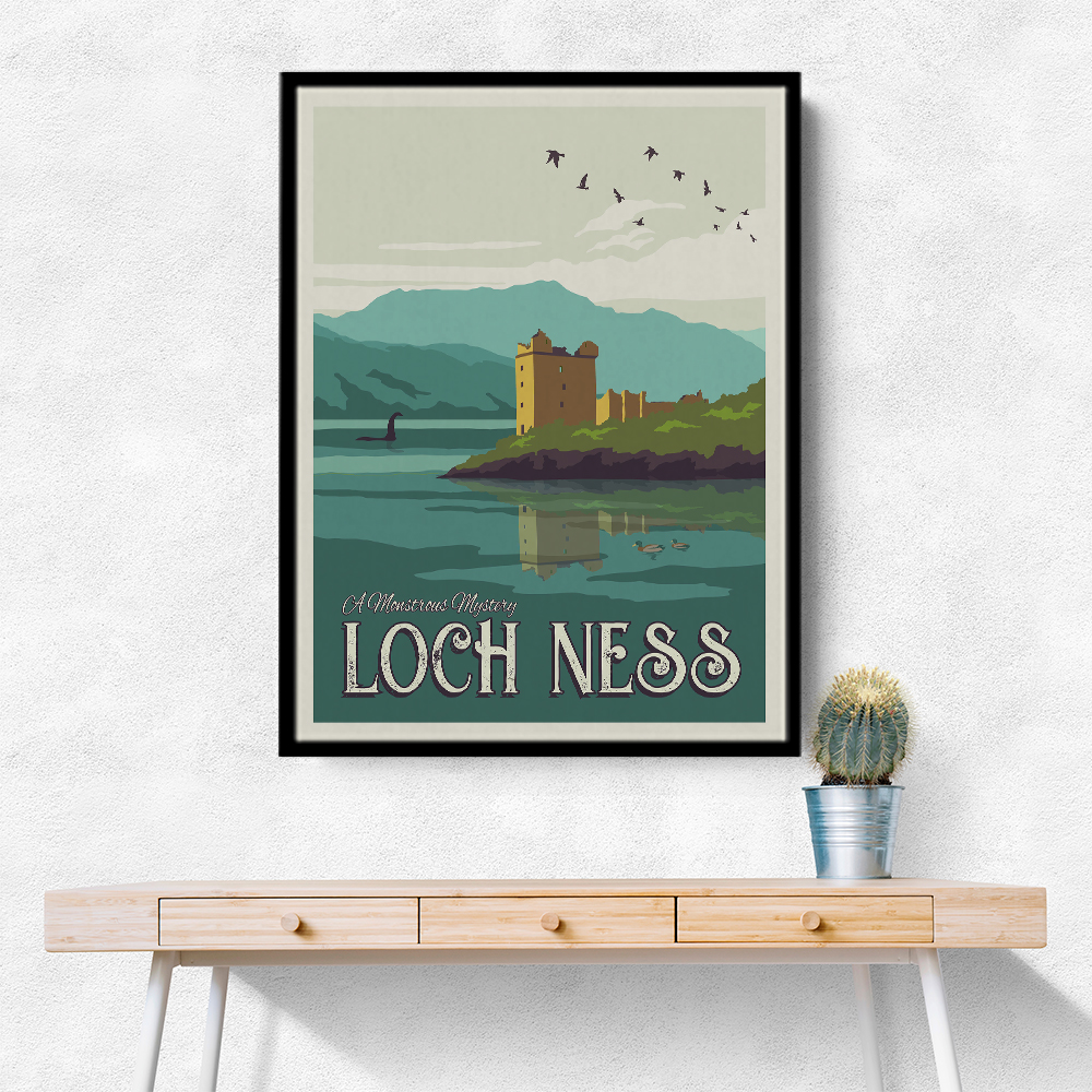 Loch Ness Travel Print