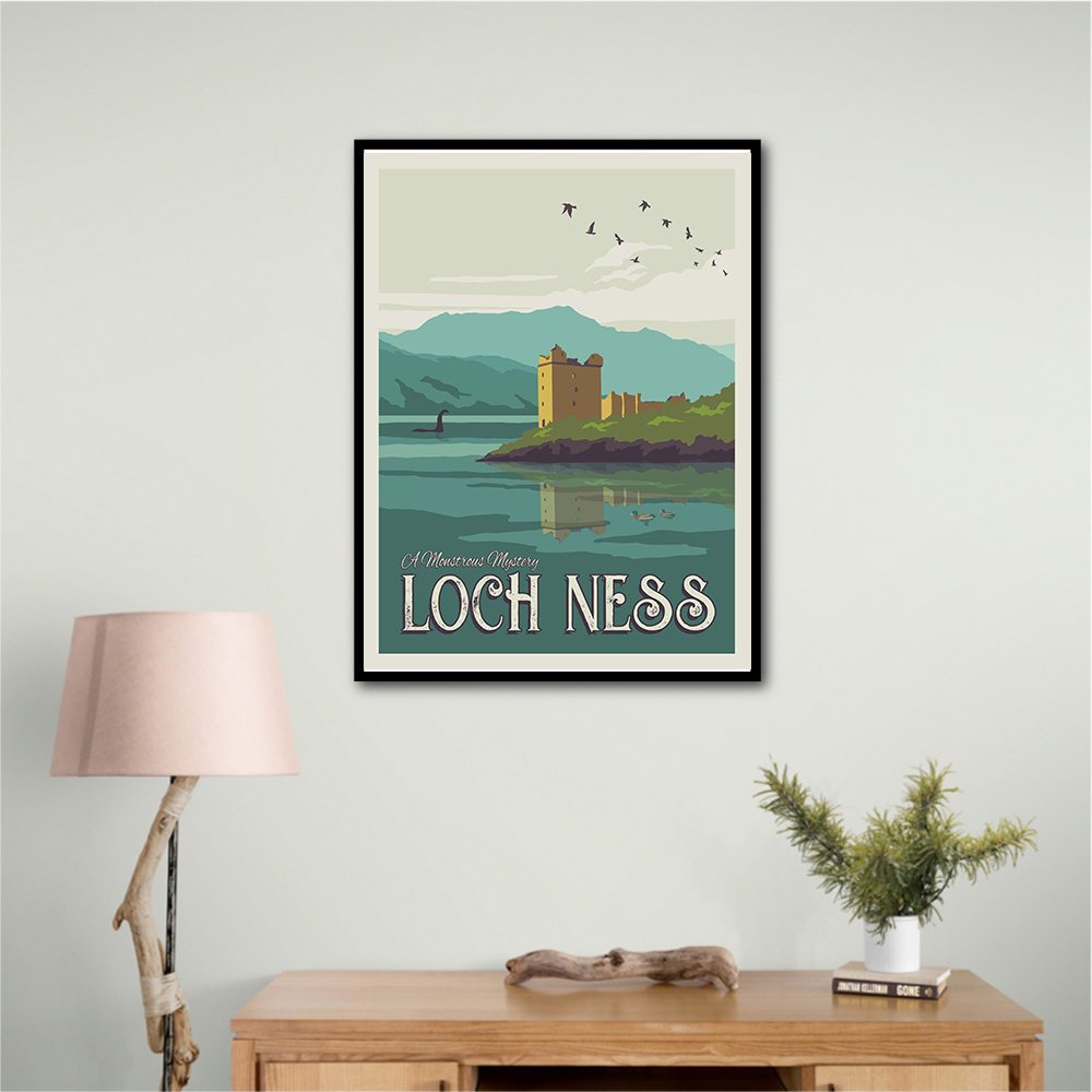 Loch Ness Travel Print