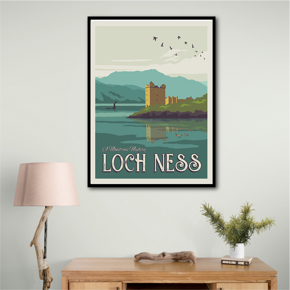 Loch Ness Travel Print