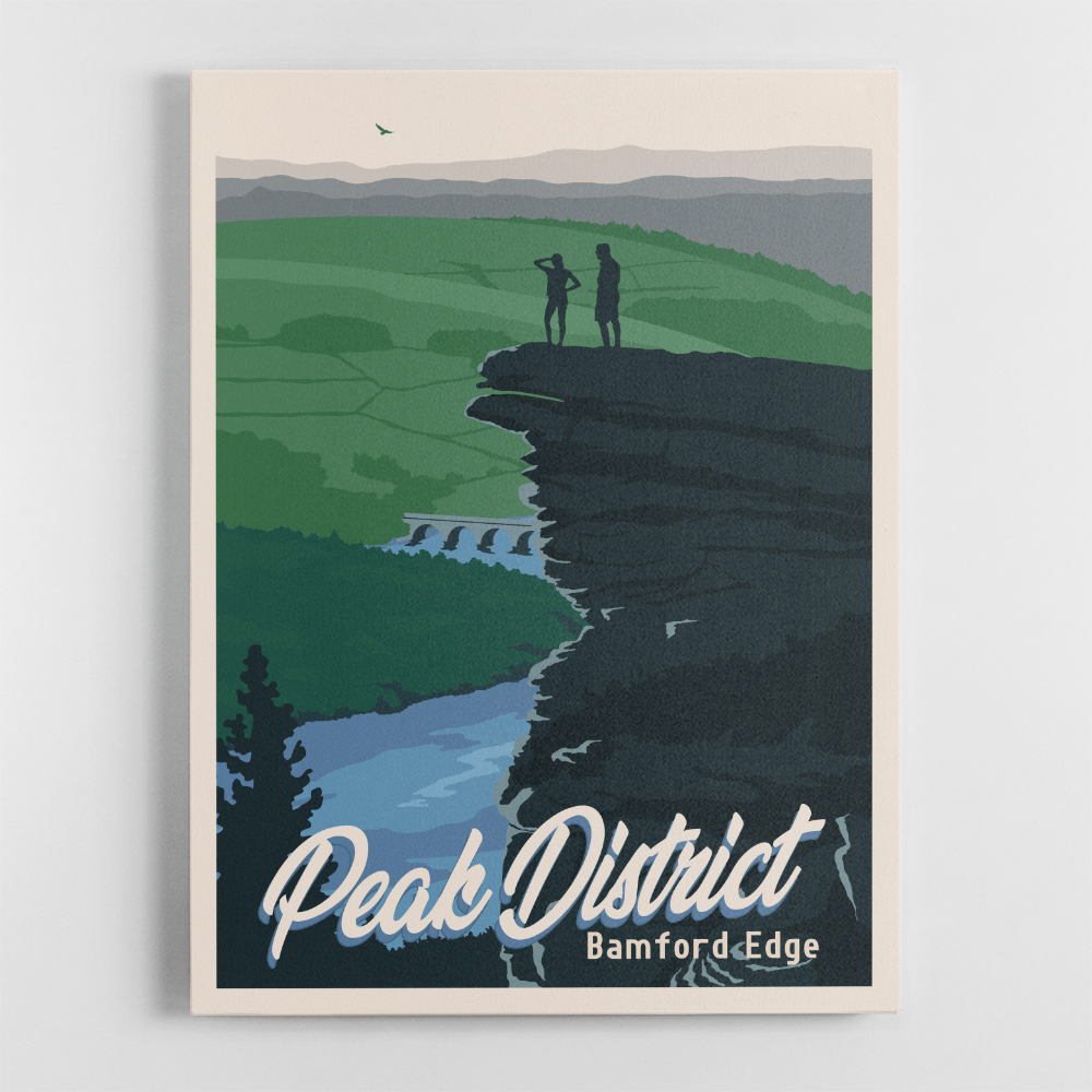 Peak District National Park Travel Print