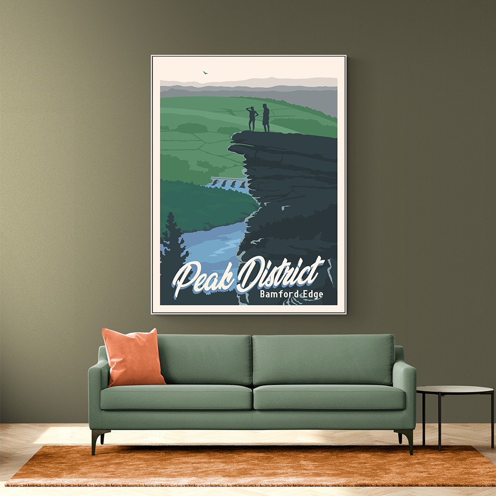 Peak District National Park Travel Print