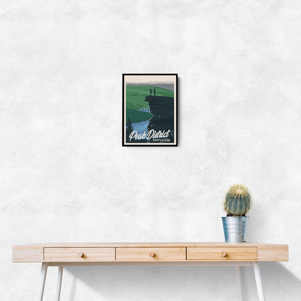 Peak District National Park Travel Print