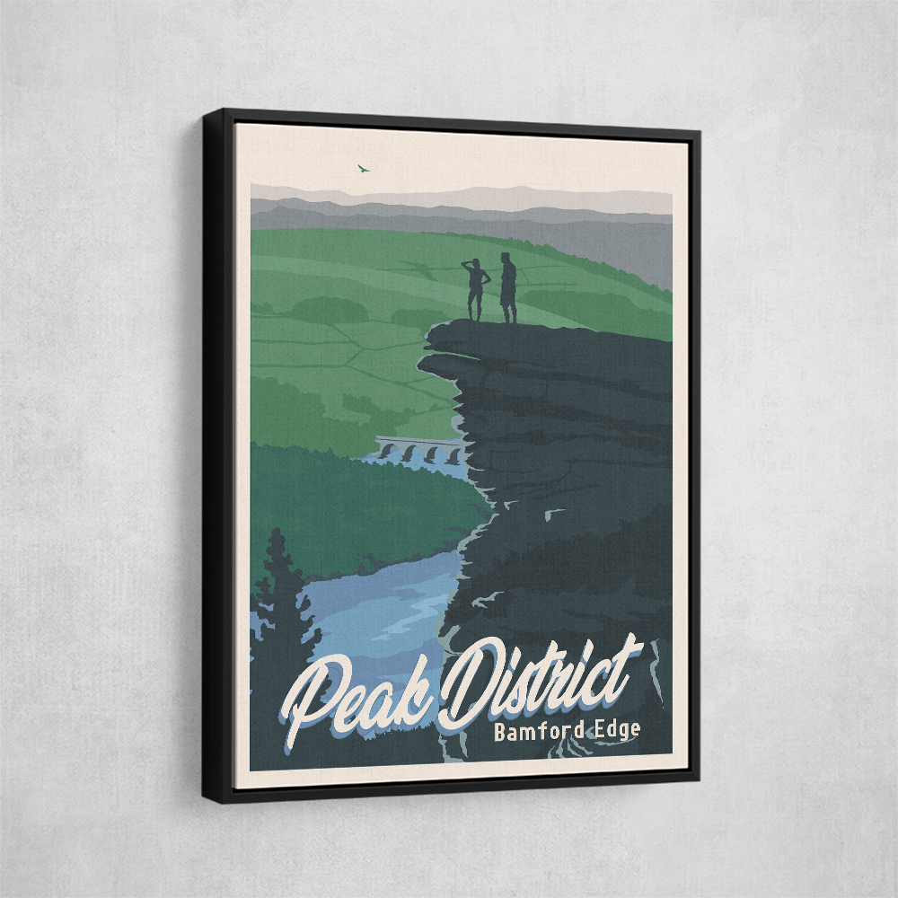 Peak District National Park Travel Print