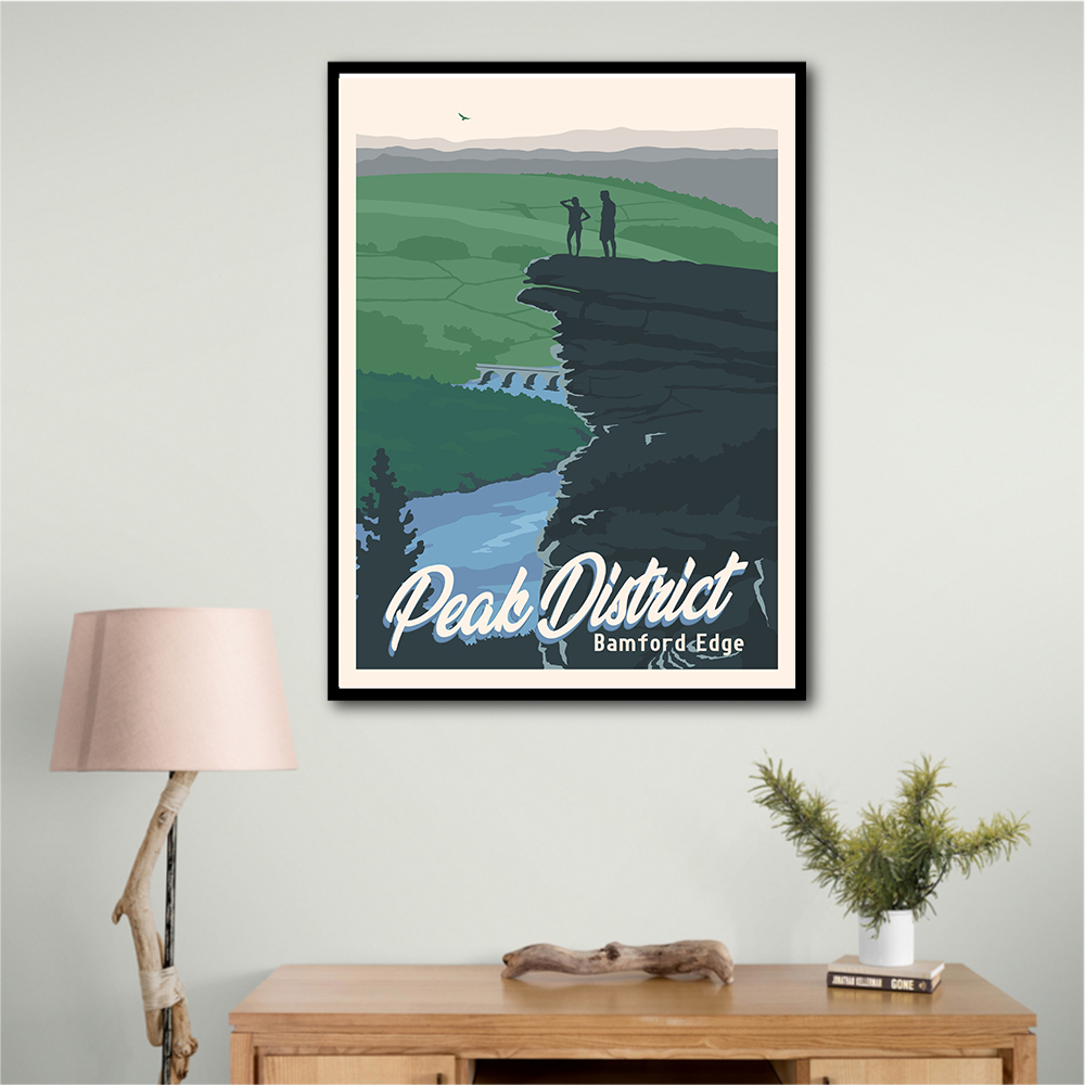 Peak District National Park Travel Print