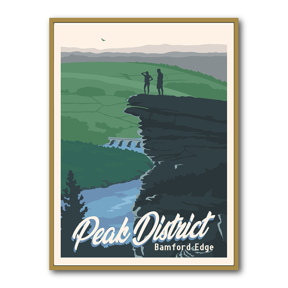 Peak District National Park Travel Print