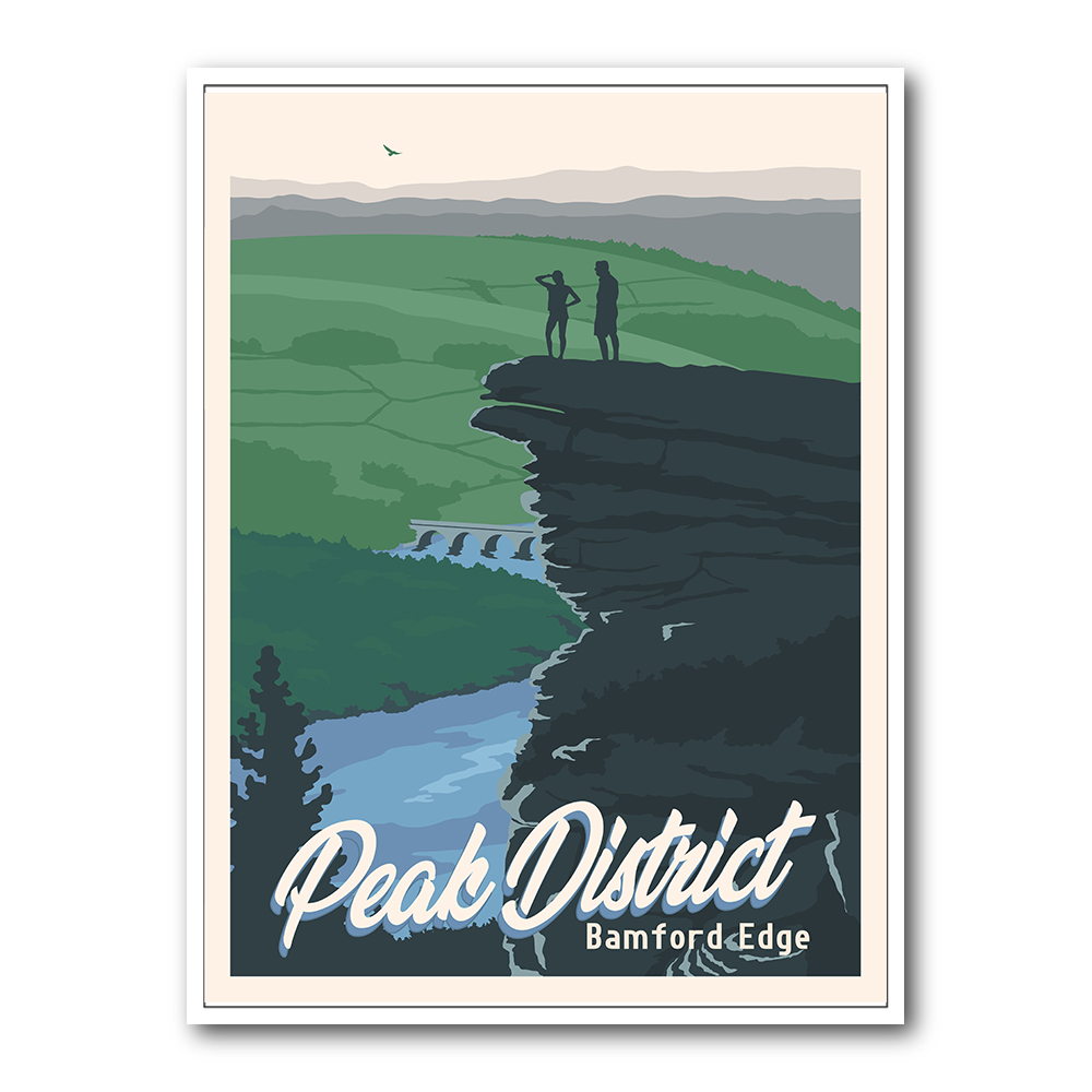 Peak District National Park Travel Print