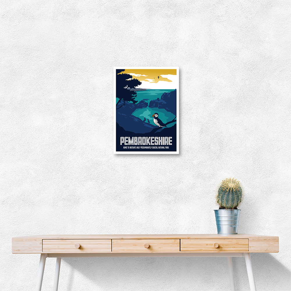 Pembrokeshire Travel Print