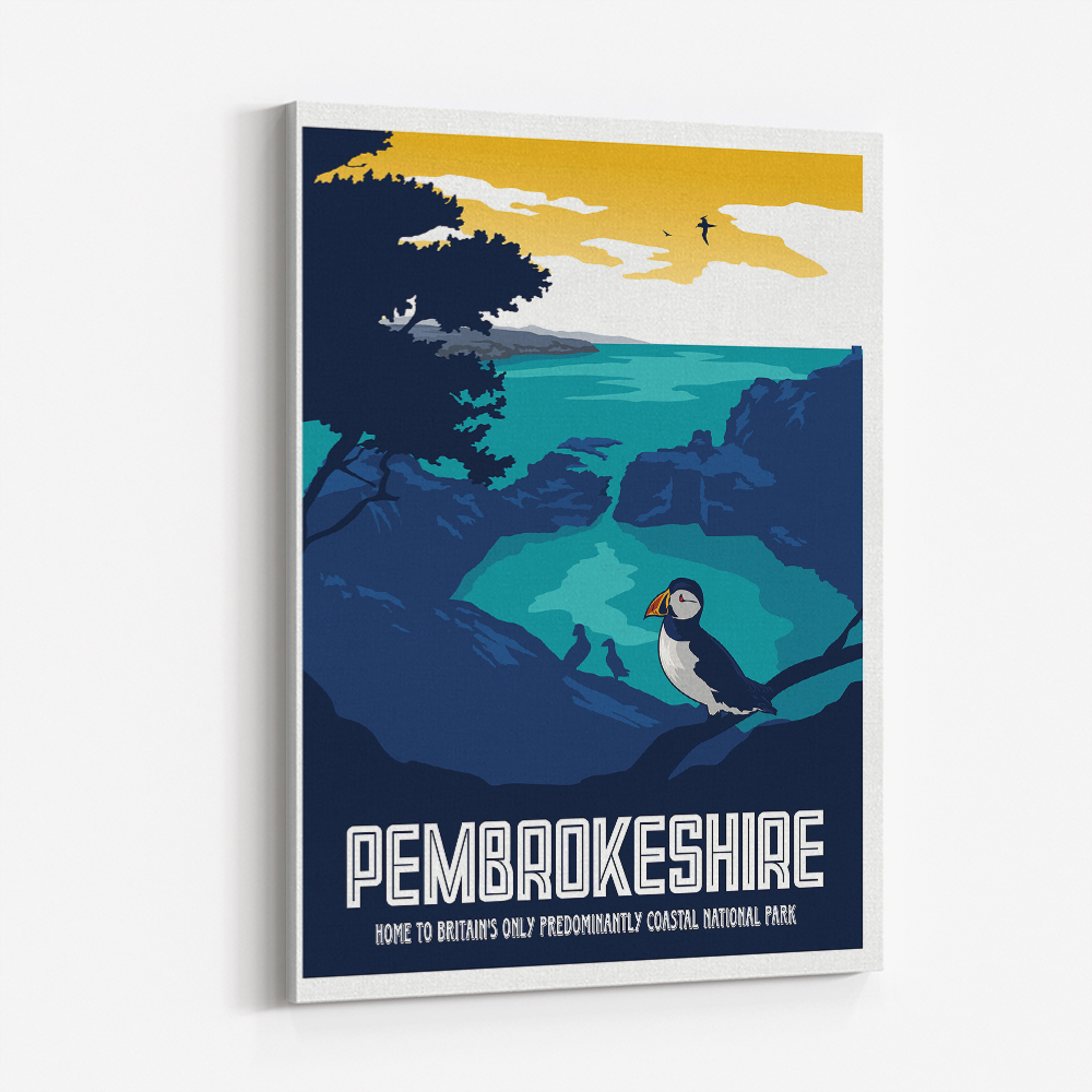 Pembrokeshire Travel Print