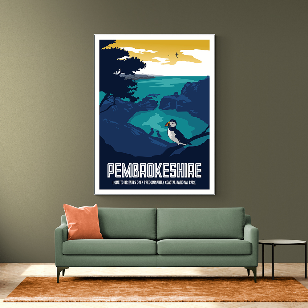 Pembrokeshire Travel Print